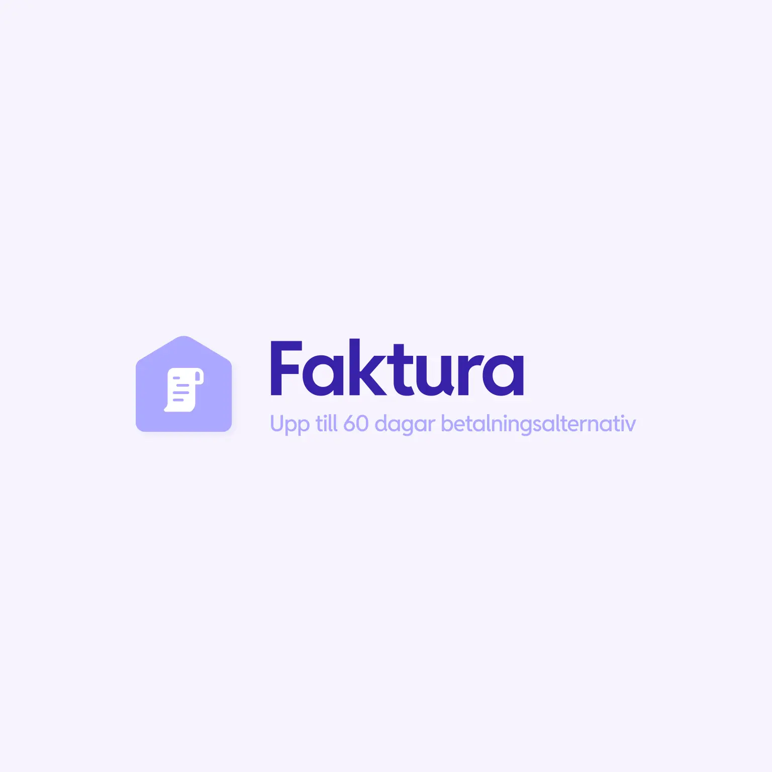 Faktura upp till 60 dagars betalningstid