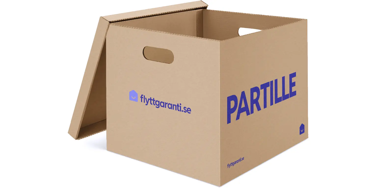 Flytt i Partille boka direkt med fast pris