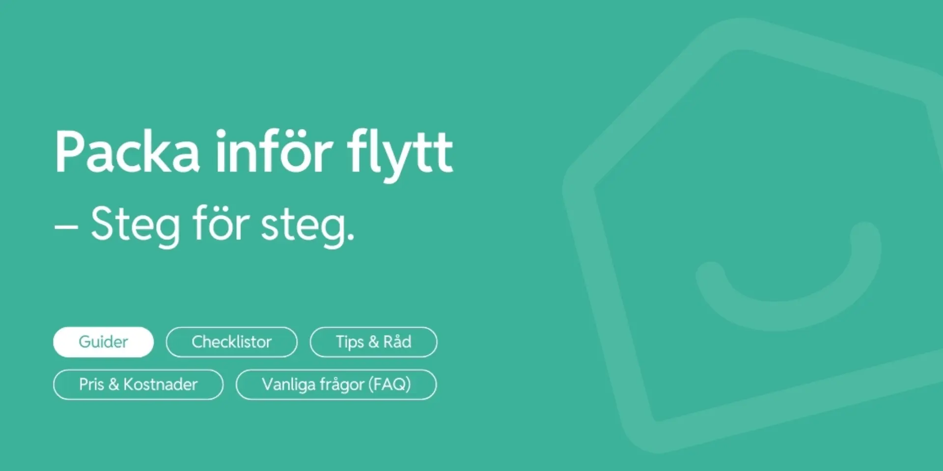 Packa infor flytten steg for steg