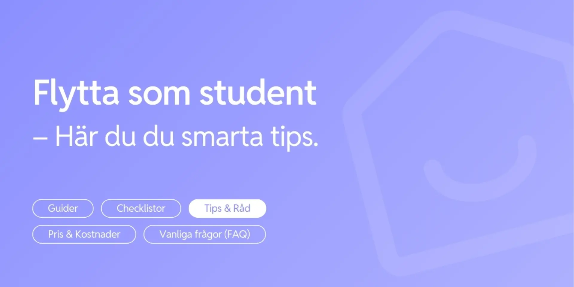 Flytta som student