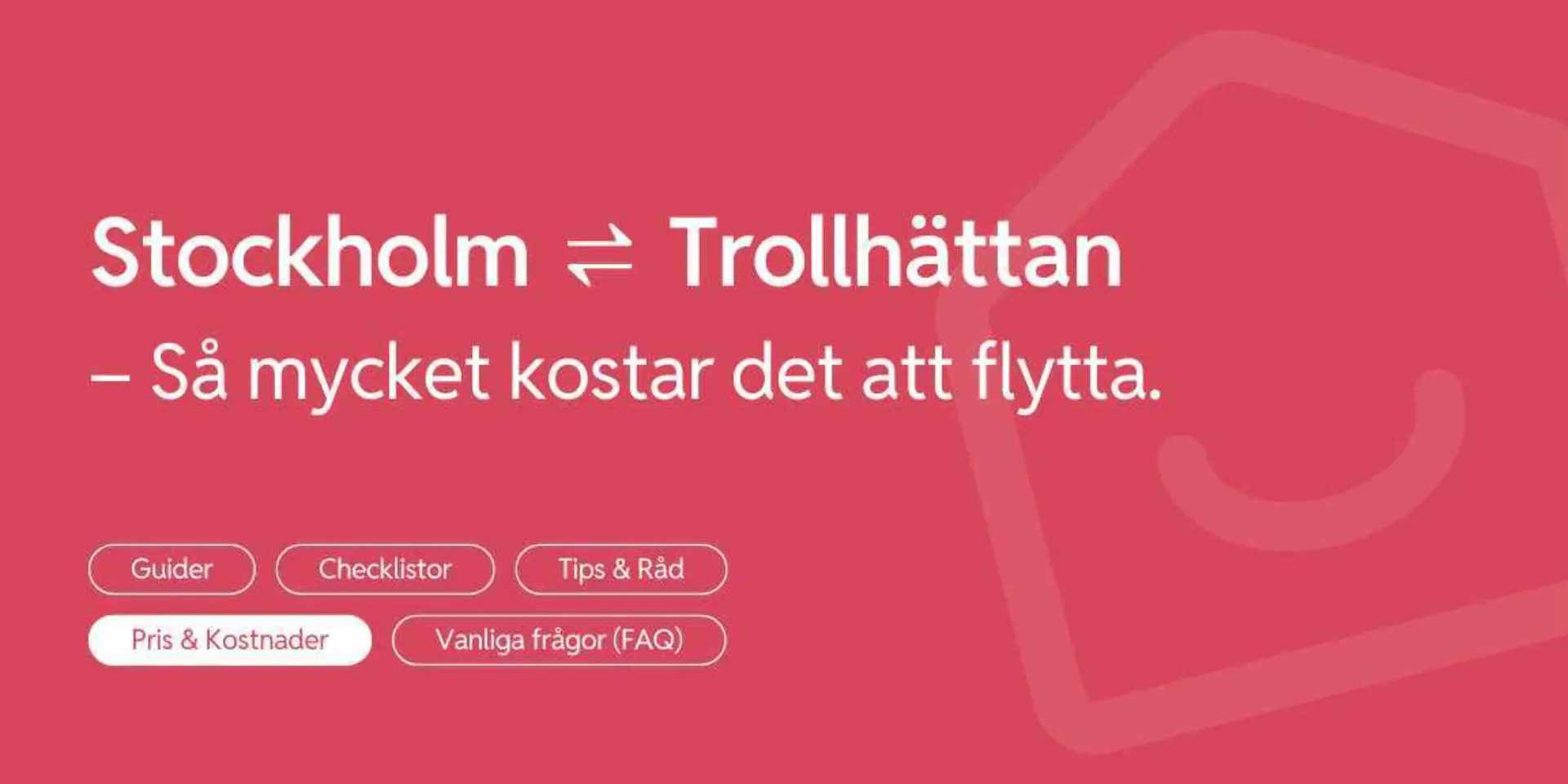 Flytta fran Trollhattan till Stockholm