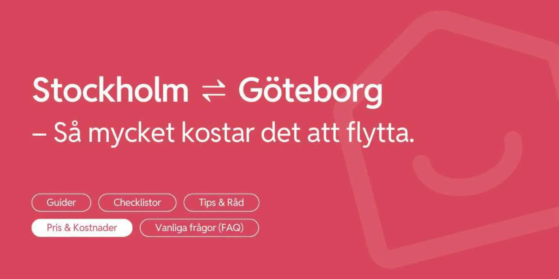 Flytta fran Goteborg till Stockholm