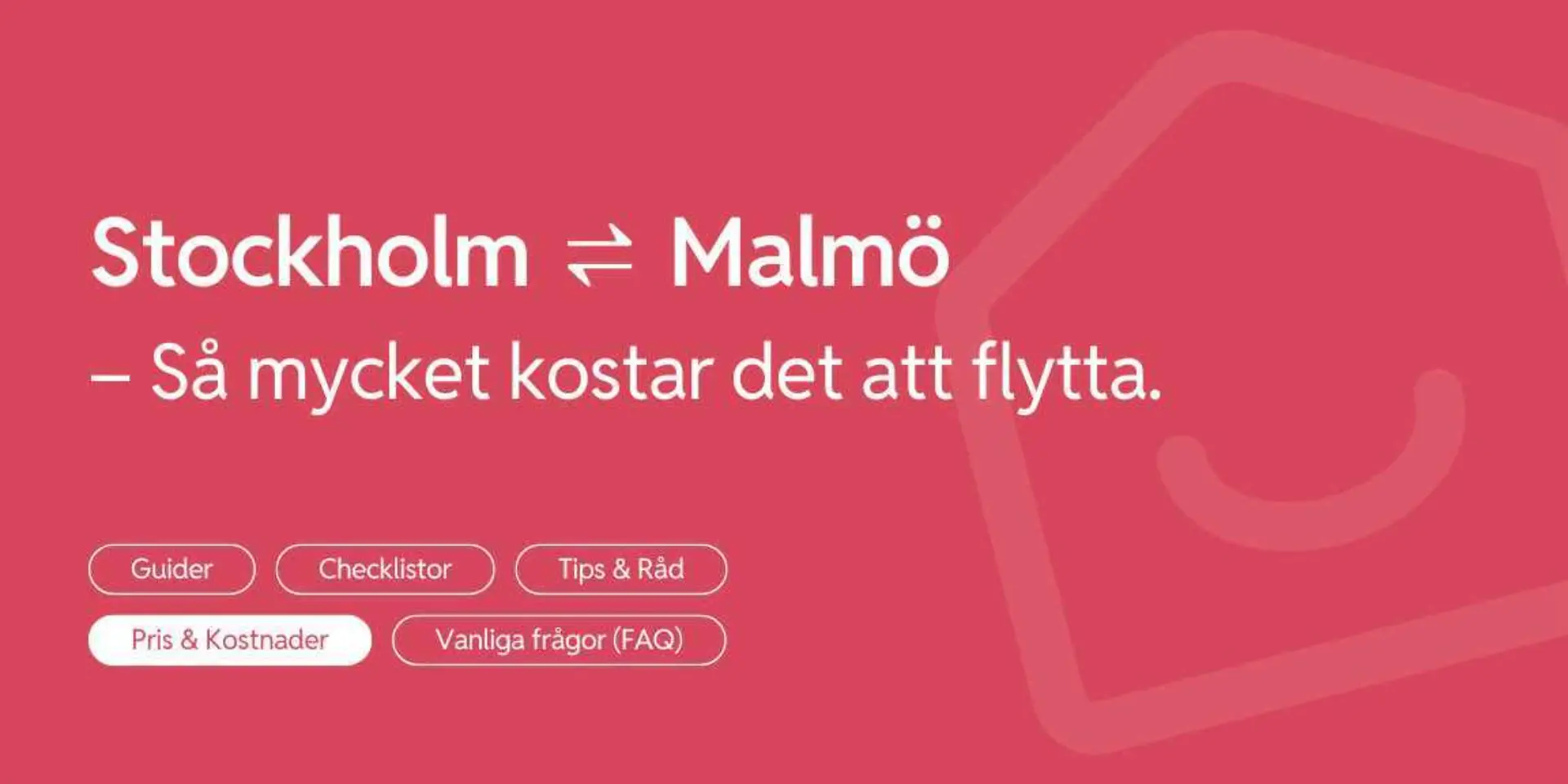 Flytta fran Malmo till Stockholm