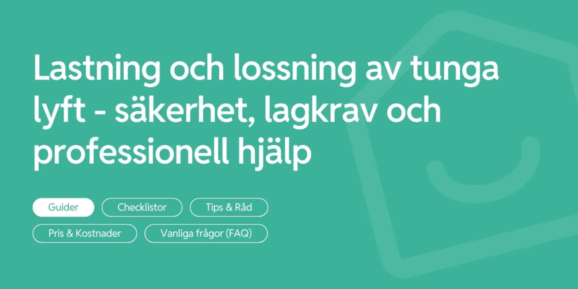 Lastning och lossning av tunga lyft sakerhet lagkrav och professionell hjalp