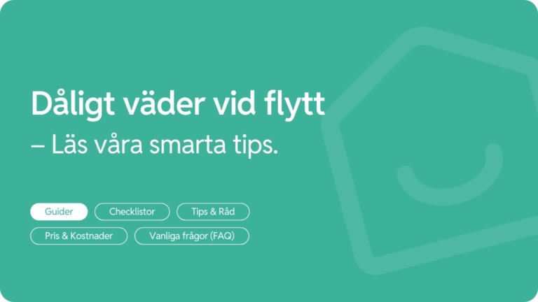 Flytta under olika vader
