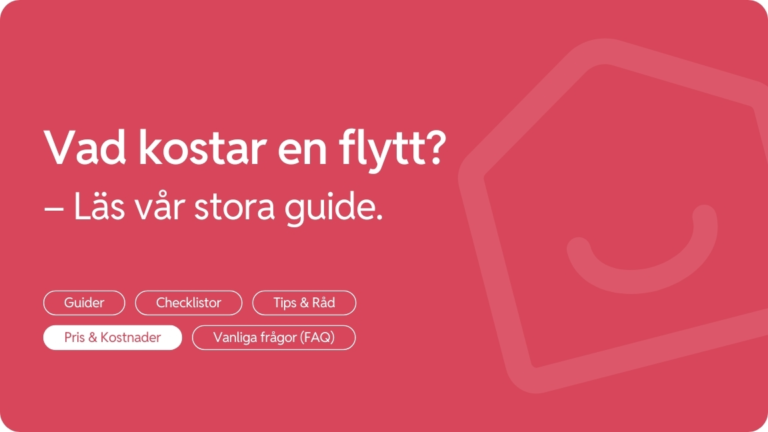 Vad kostar en flytt en komplett guide
