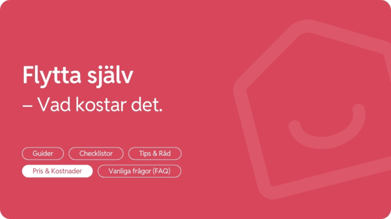 Flytta sjalv vad kostar det