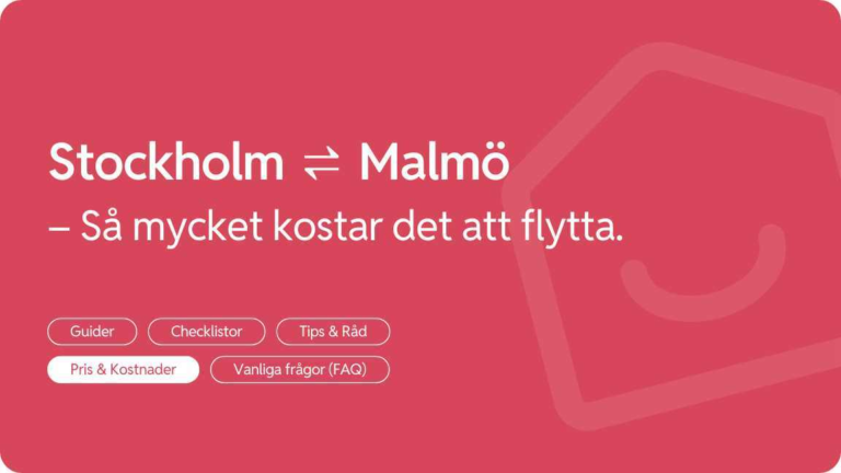 Flytta fran Malmo till Stockholm